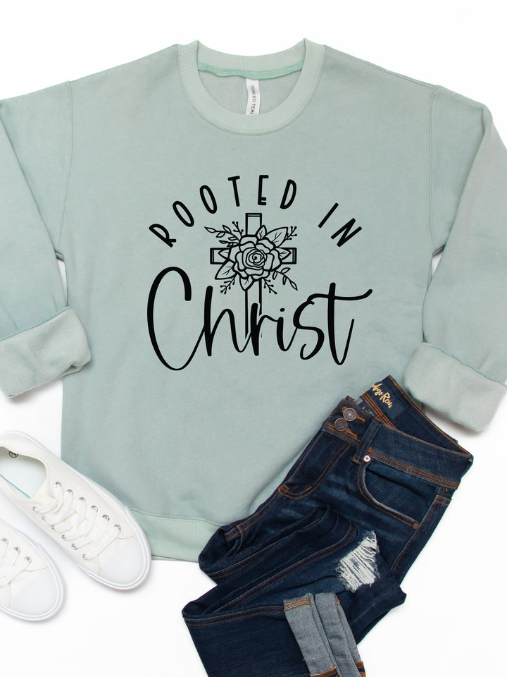 Rooted In Christ Graphic Sweatshirt