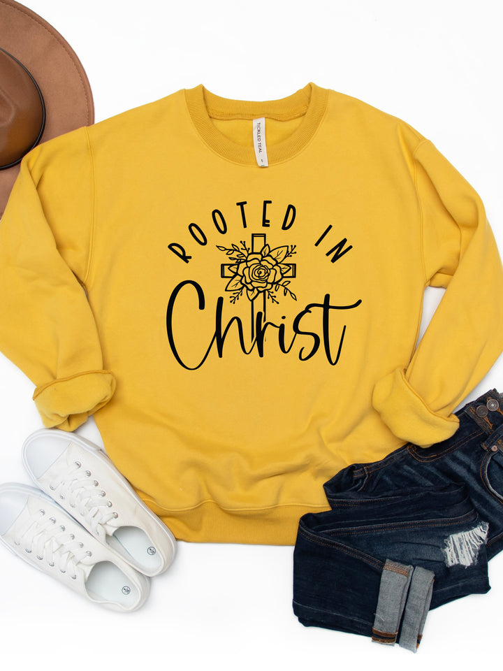 Rooted In Christ Graphic Sweatshirt
