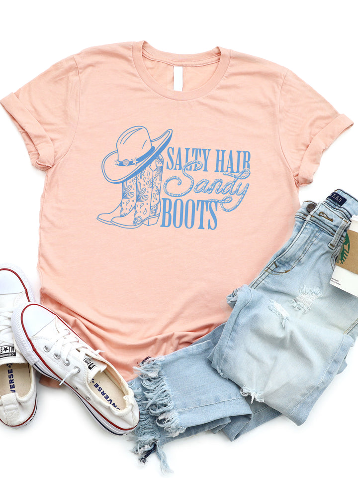 Salty Hair Sandy Boots Graphic Tee