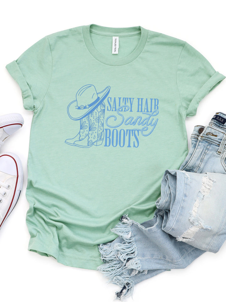 Salty Hair Sandy Boots Graphic Tee
