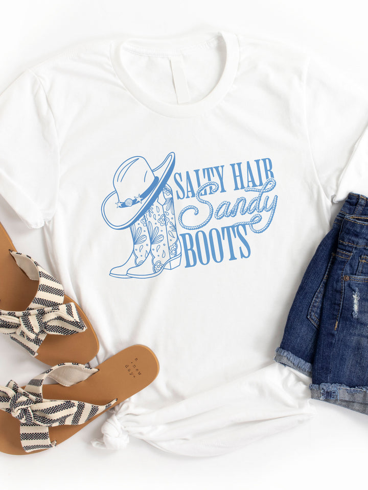 Salty Hair Sandy Boots Graphic Tee