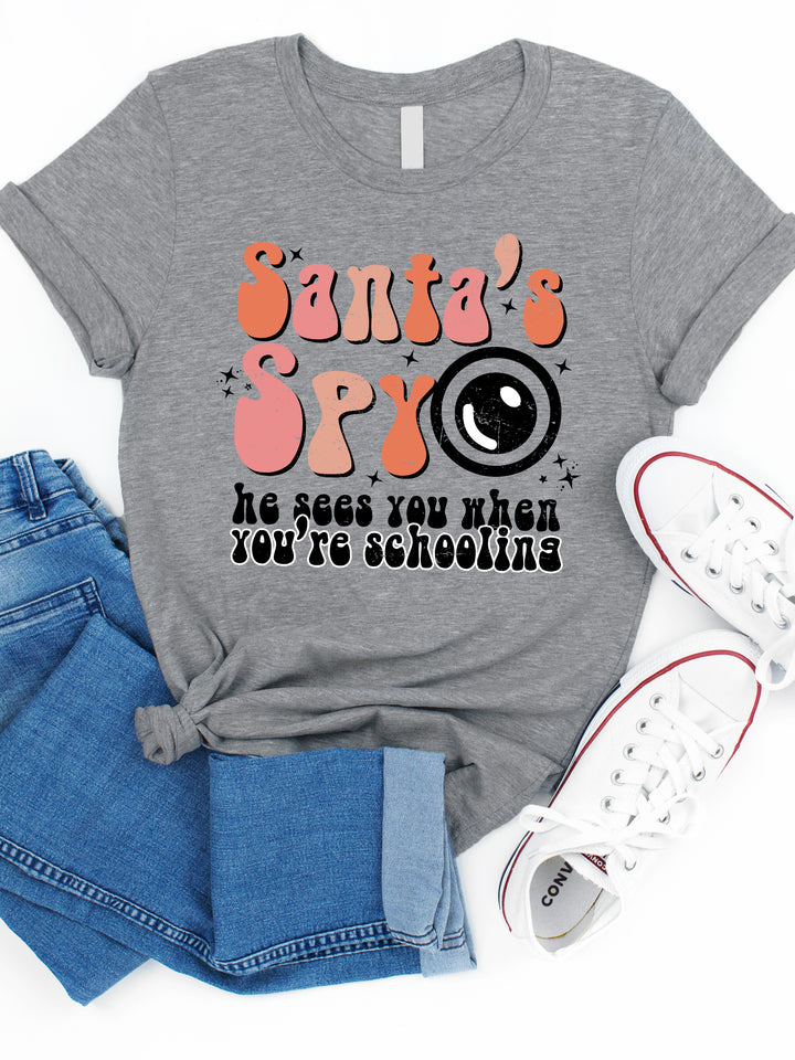 Santa's Spy Graphic Tee