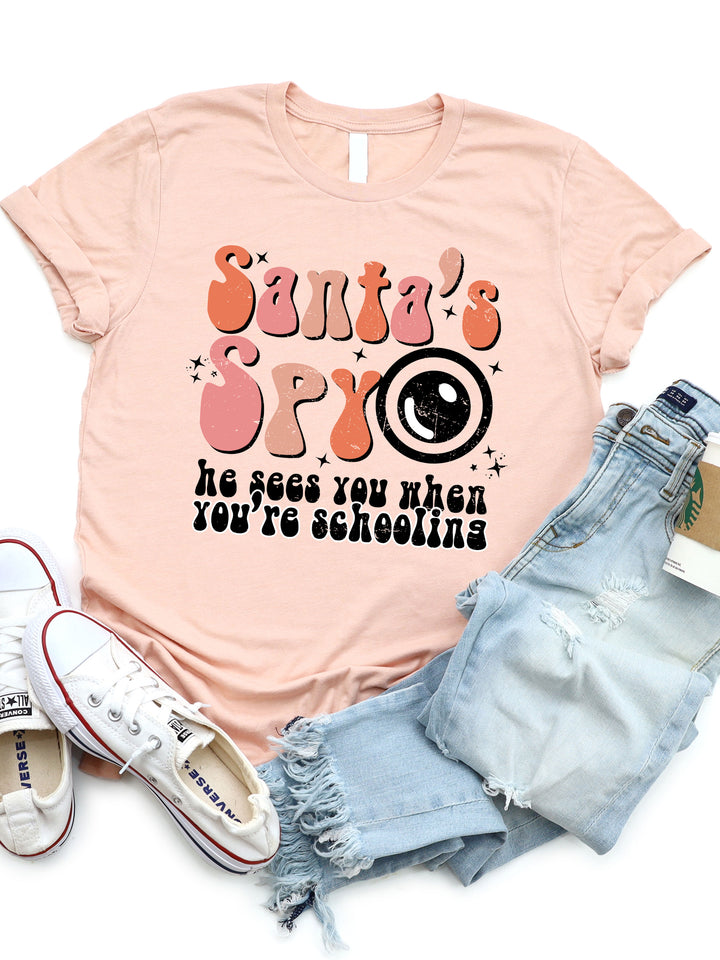 Santa's Spy Graphic Tee