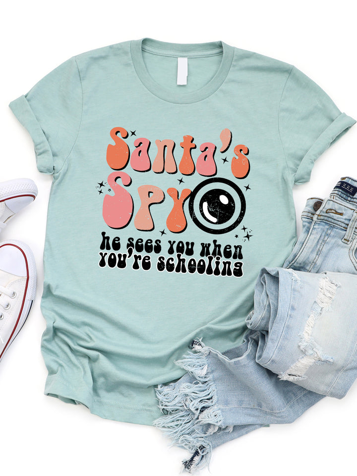 Santa's Spy Graphic Tee