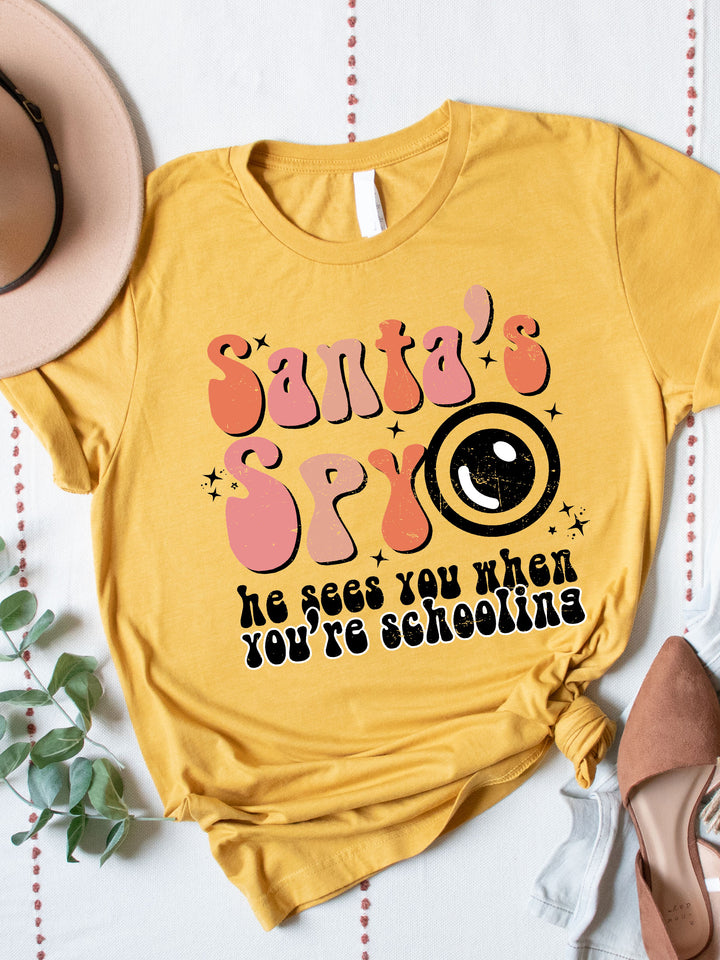 Santa's Spy Graphic Tee