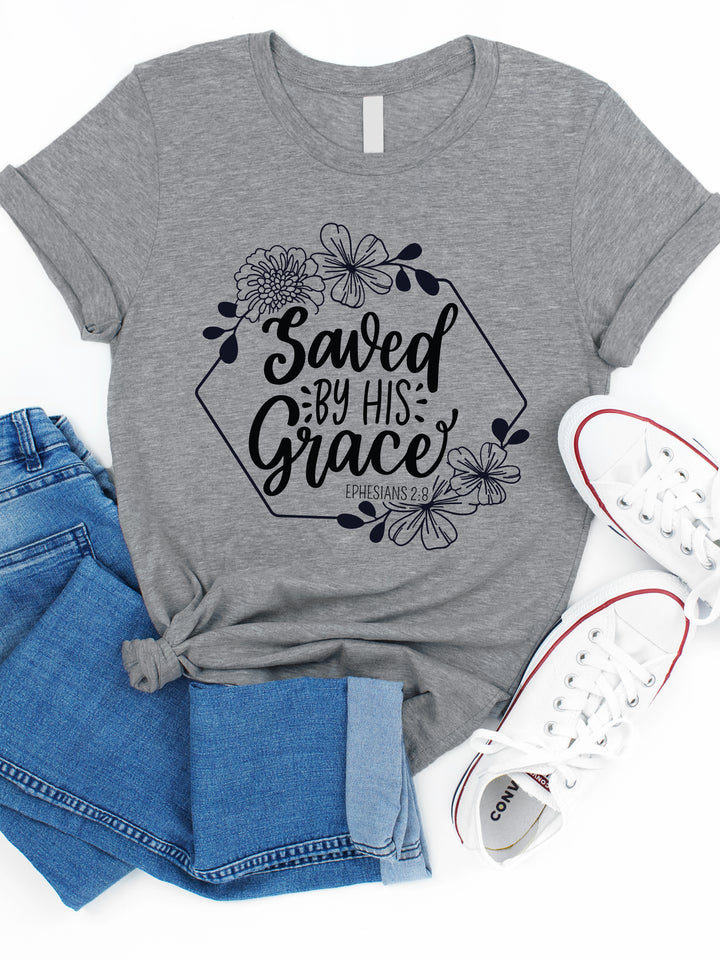 Saved By Grace Graphic Tee