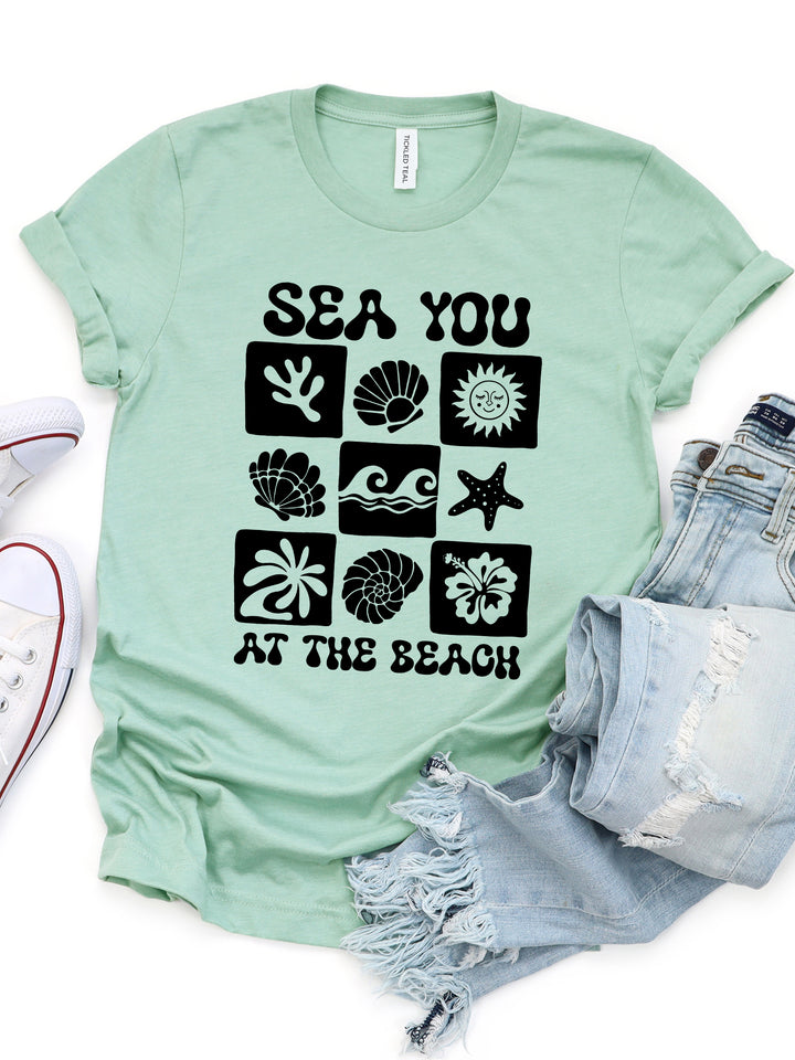 Sea you at the Beach Graphic Tee