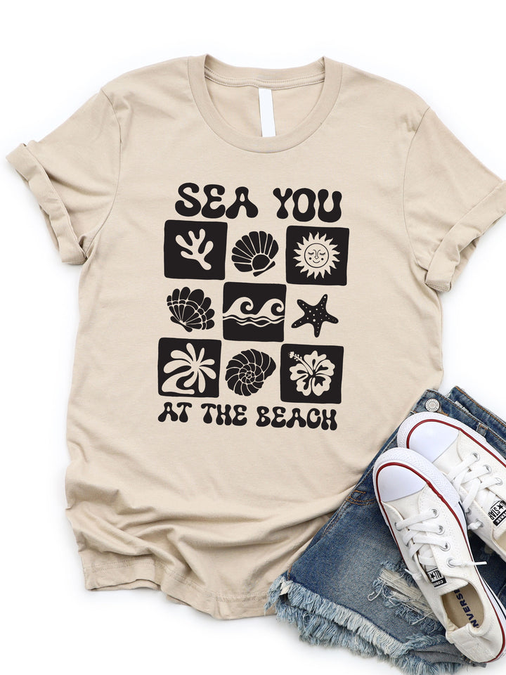 Sea you at the Beach Graphic Tee
