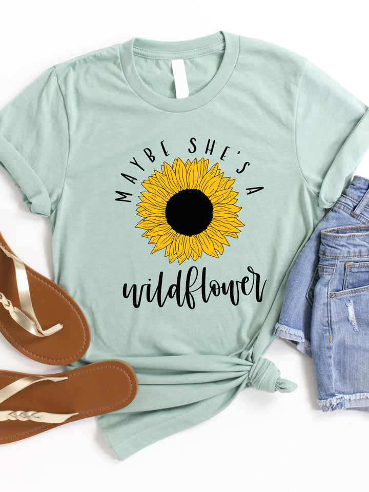 Maybe She's a Wildflower Graphic Tee
