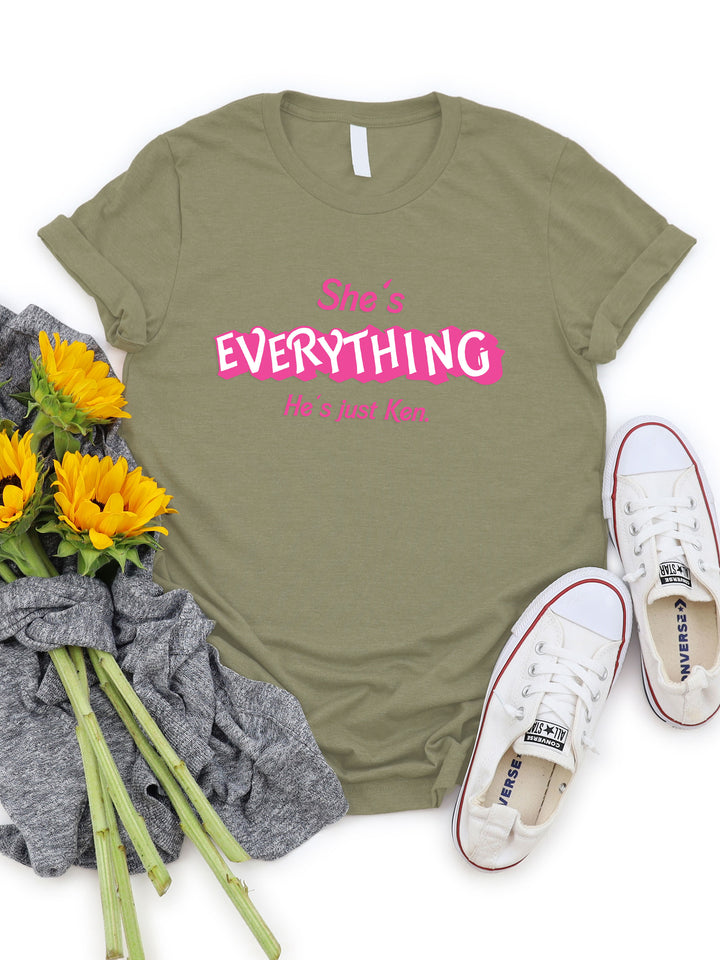 She's Everything, He's Just Ken Graphic Tee