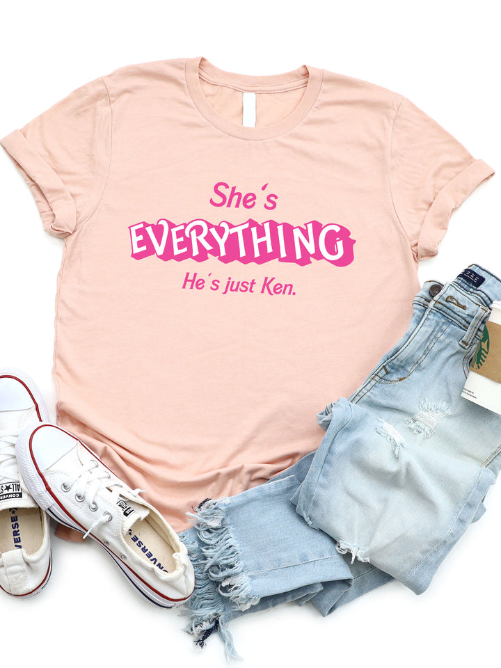 She's Everything, He's Just Ken Graphic Tee
