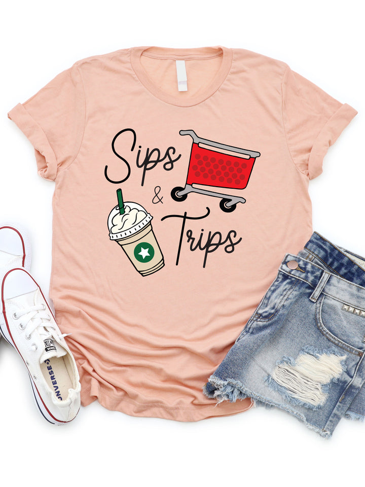 Sips & Trips Graphic Tee