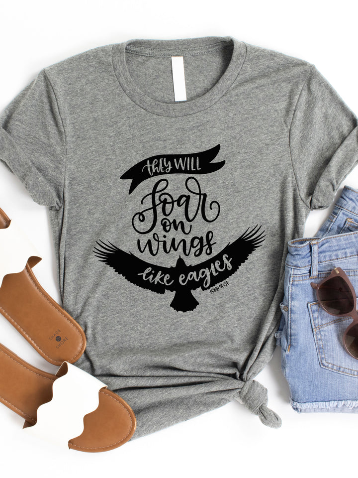 Soar On Wings Like Eagles Graphic Tee
