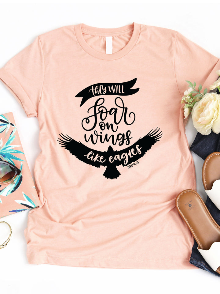 Soar On Wings Like Eagles Graphic Tee