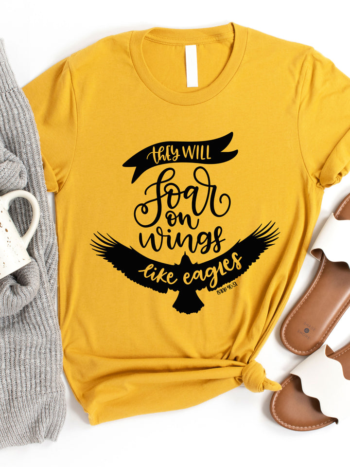 Soar On Wings Like Eagles Graphic Tee