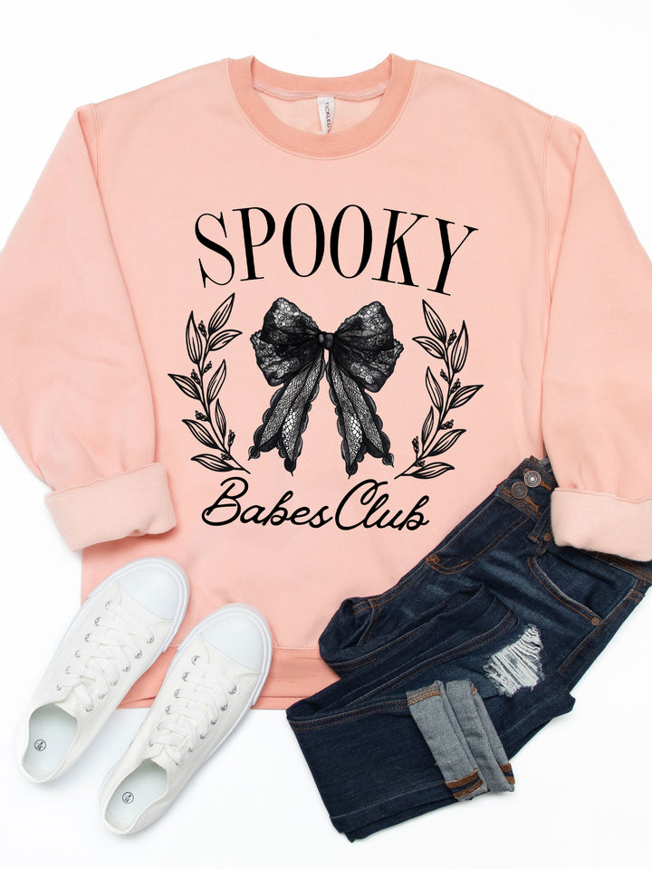 Spooky Babes Club Graphic Sweatshirt