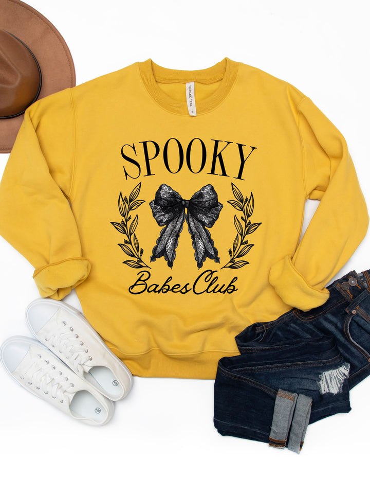 Spooky Babes Club Graphic Sweatshirt