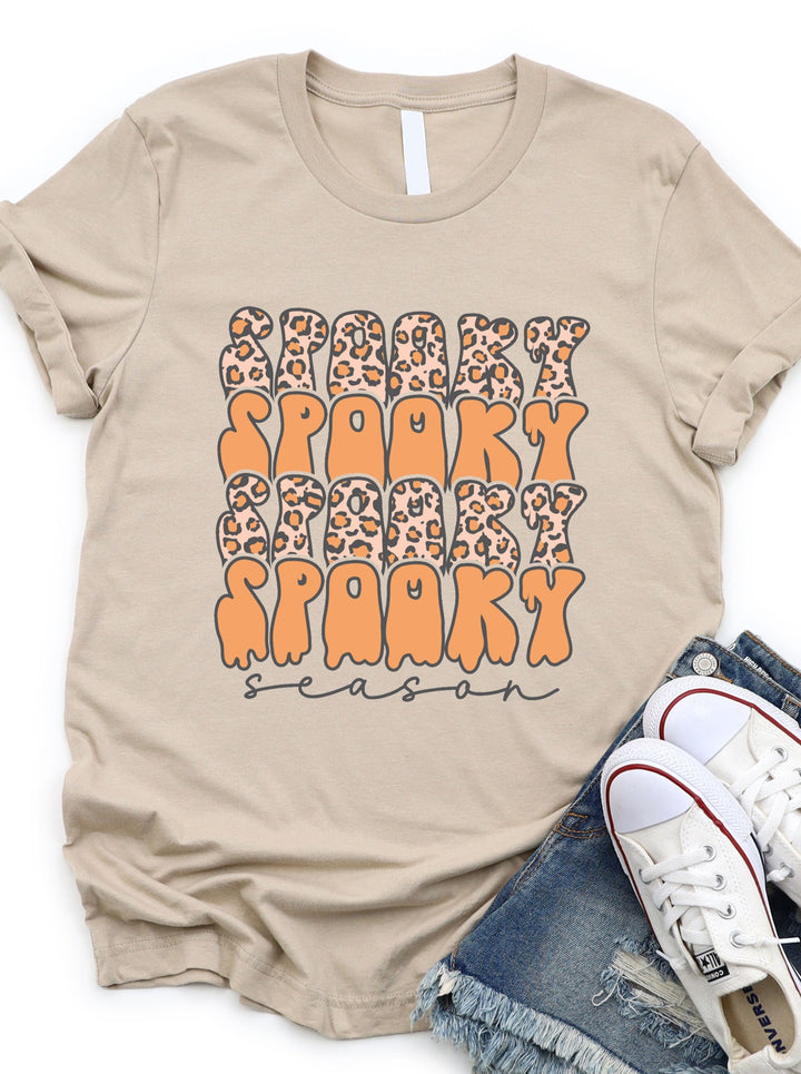 Spooky Season Cheetah Graphic Tee