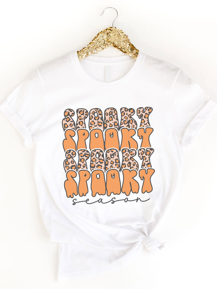 Spooky Season Cheetah Graphic Tee