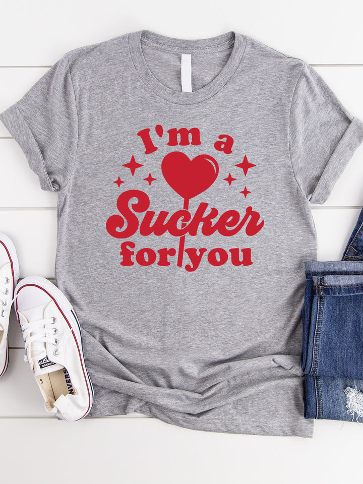 Sucker for you Lollipop Graphic Tee
