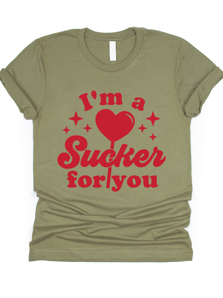 Sucker for you Lollipop Graphic Tee