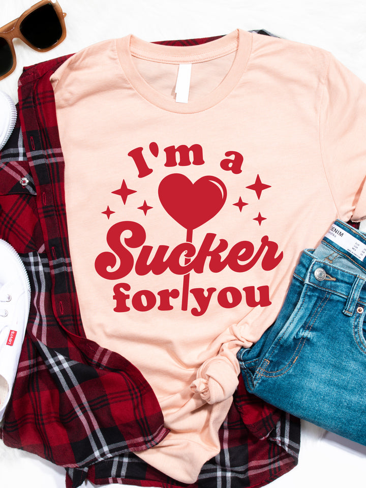 Sucker for you Lollipop Graphic Tee