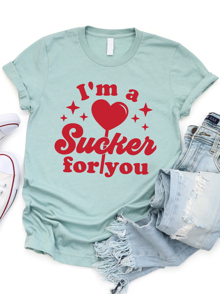 Sucker for you Lollipop Graphic Tee