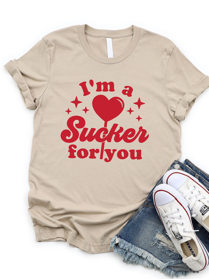 Sucker for you Lollipop Graphic Tee