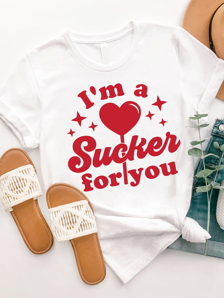 Sucker for you Lollipop Graphic Tee
