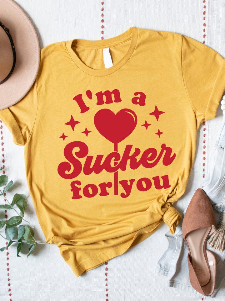 Sucker for you Lollipop Graphic Tee