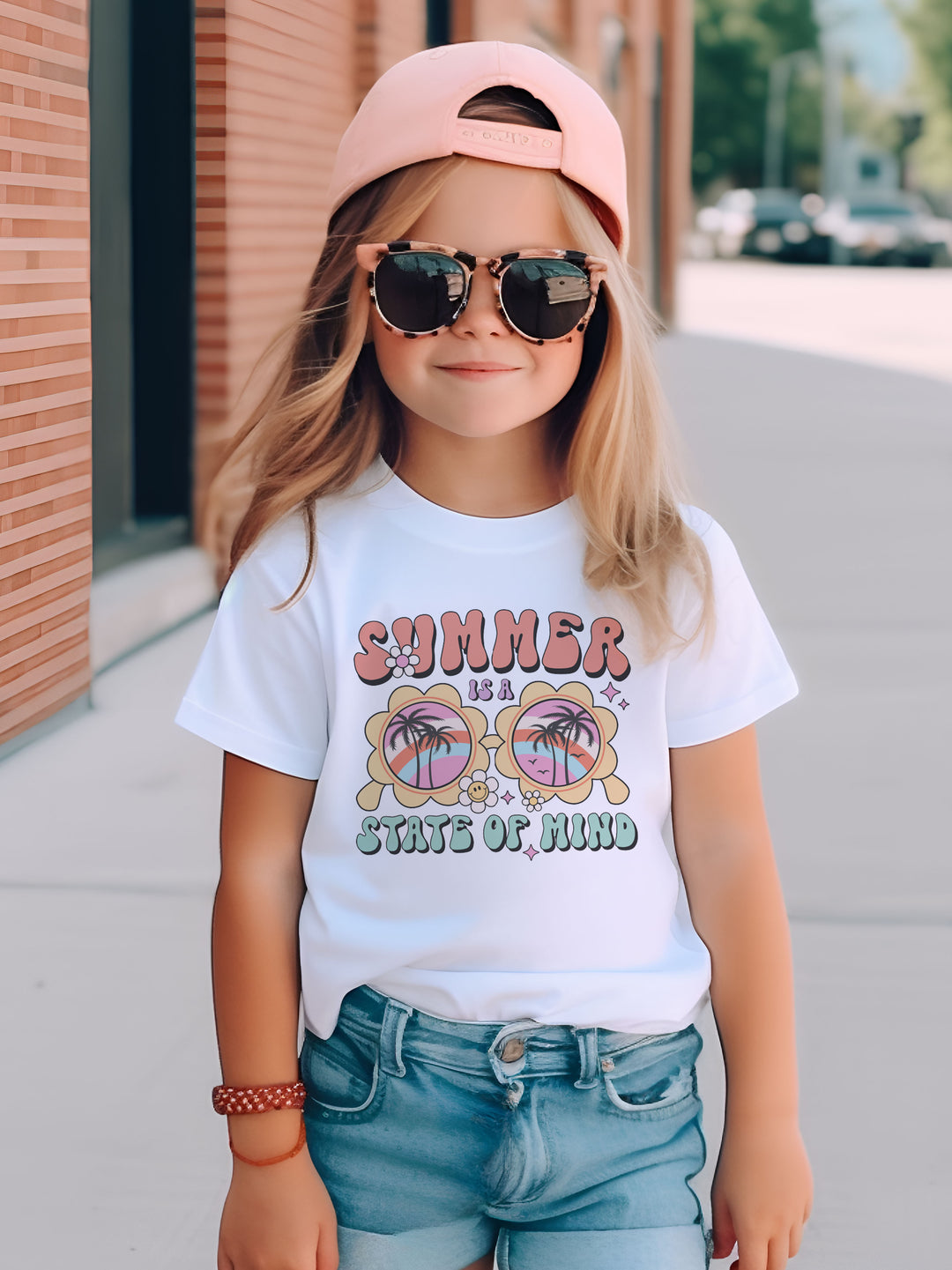 Summer State of Mind Kids Graphic Tee