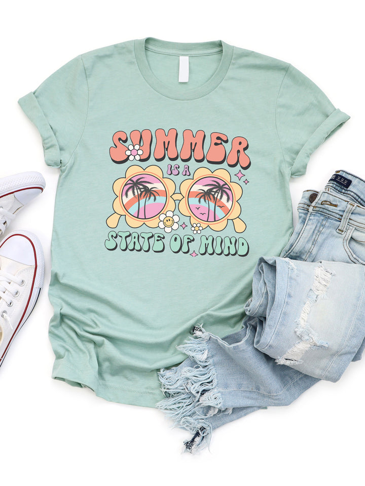 Sunkissed Rainbow Graphic Tee