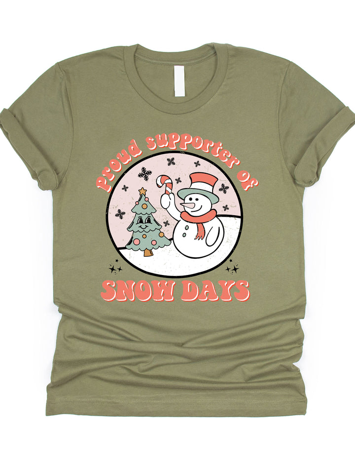 Proud Supporter Of Snow Days Graphic Tee
