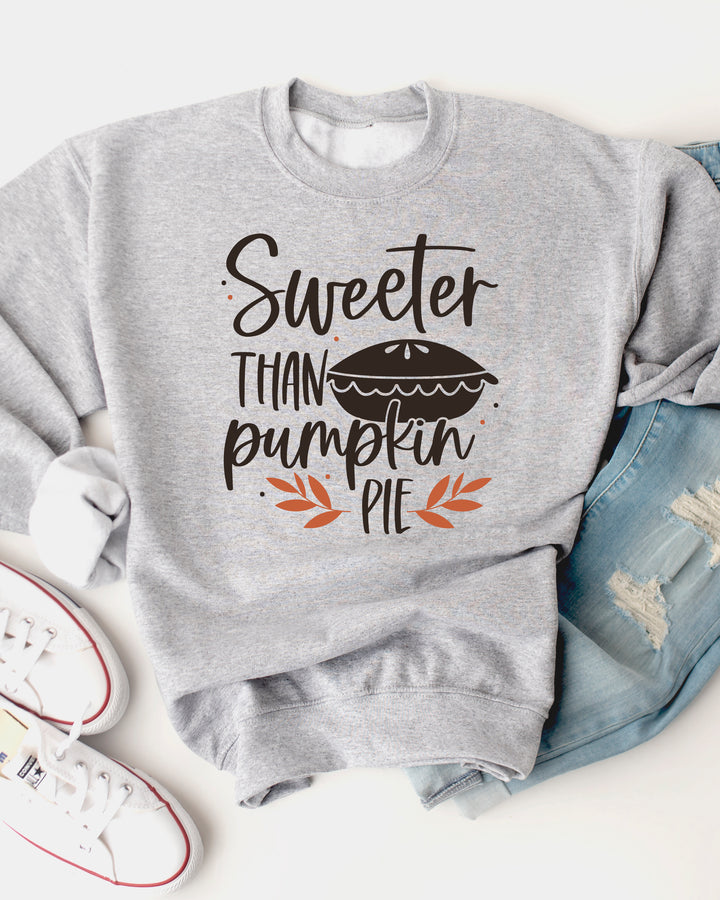 Sweeter Than Pumpkin Pie Graphic Sweatshirt