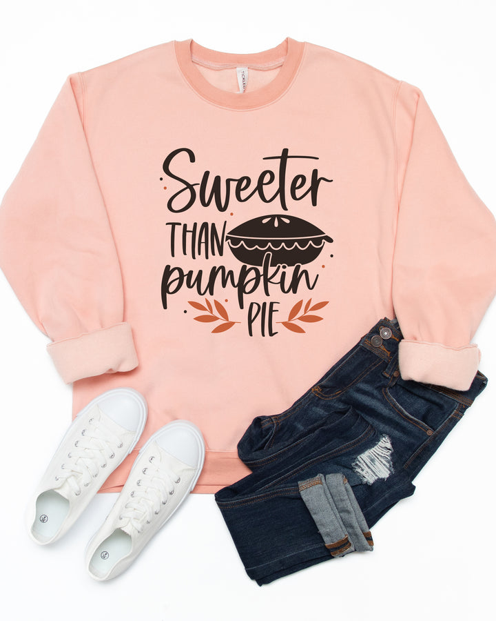 Sweeter Than Pumpkin Pie Graphic Sweatshirt