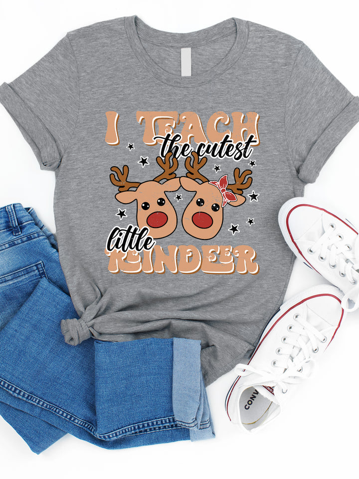 I Teach The Cutest Reindeer Graphic Tee
