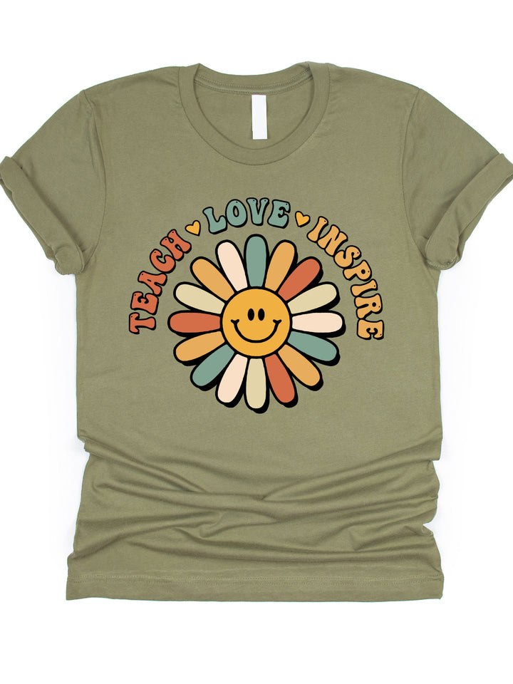 Teach Love Inspire Daisy Graphic Tee
