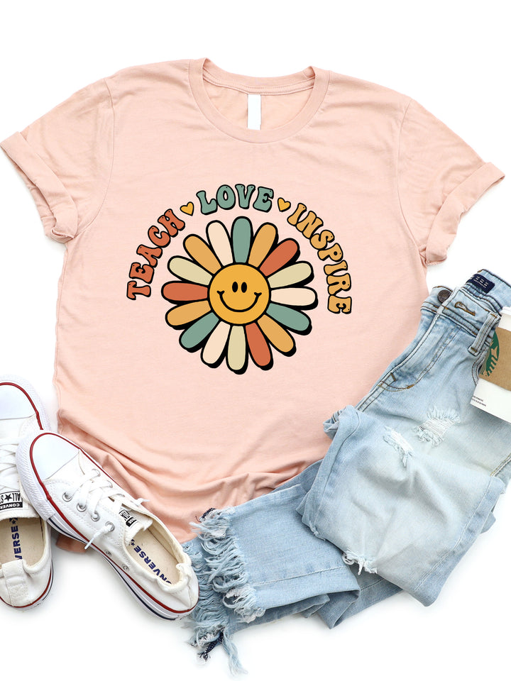 Teach Love Inspire Daisy Graphic Tee