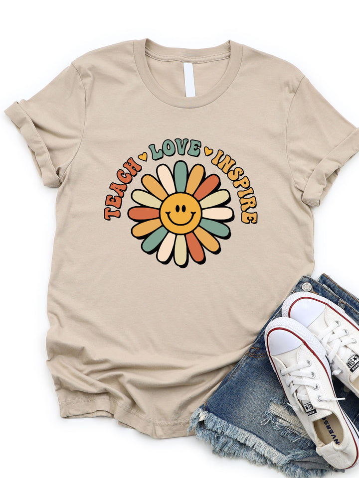 Teach Love Inspire Daisy Graphic Tee
