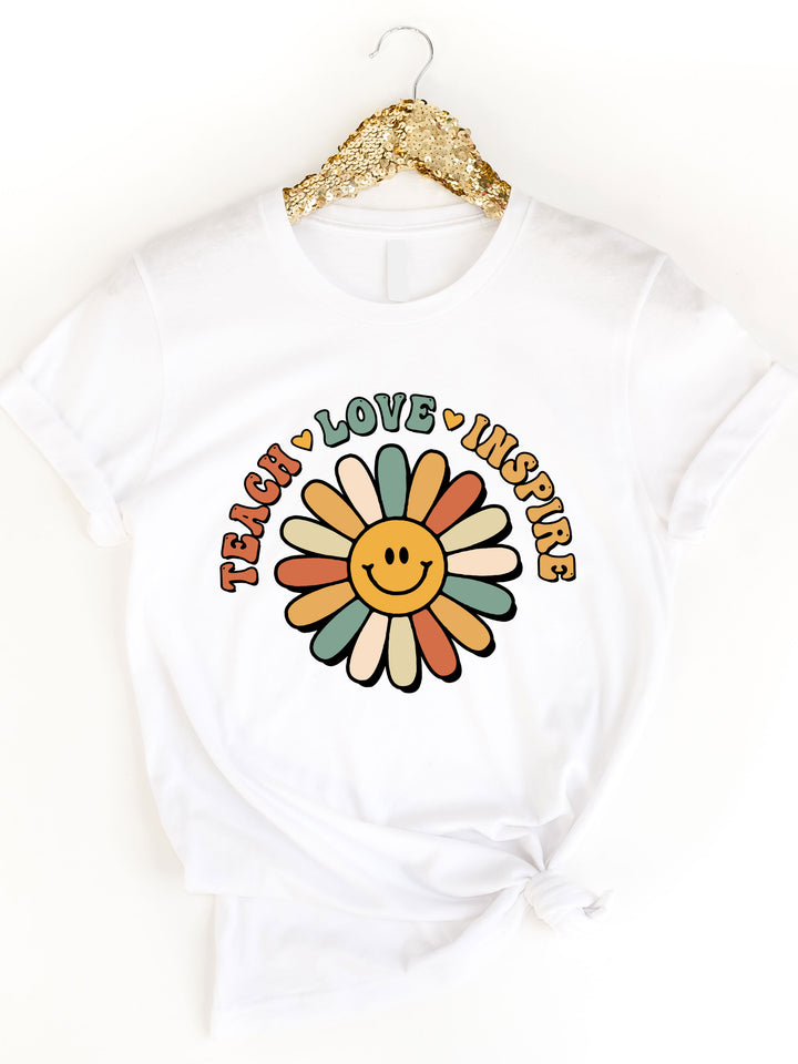 Teach Love Inspire Daisy Graphic Tee