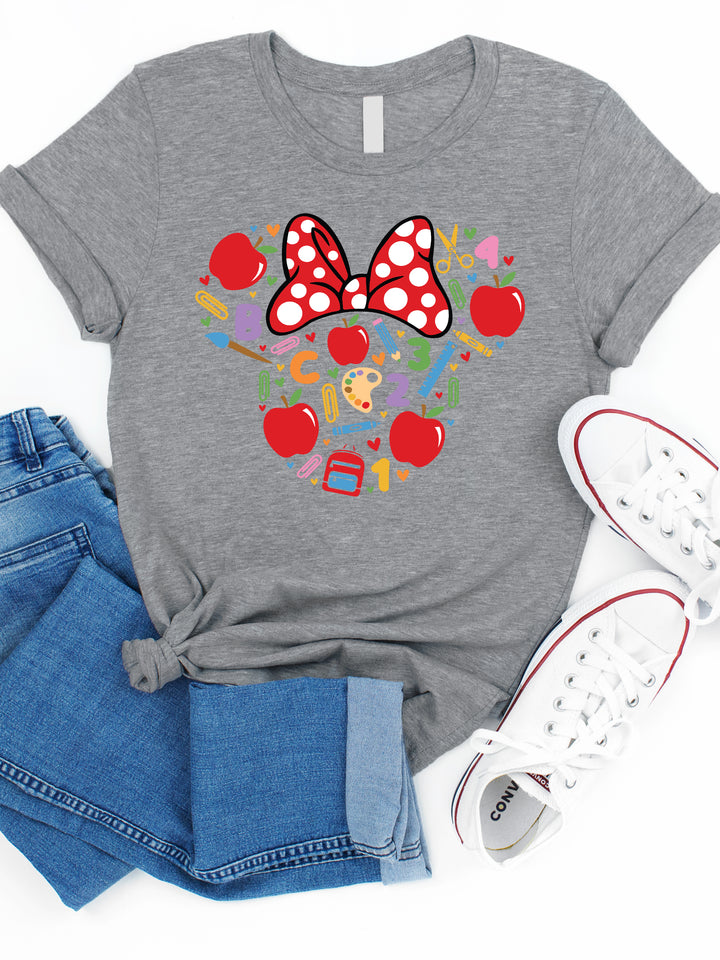 Teacher Minnie Mouse Graphic Tee