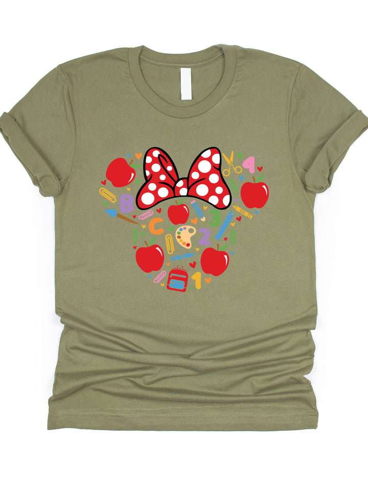 Teacher Minnie Mouse Graphic Tee