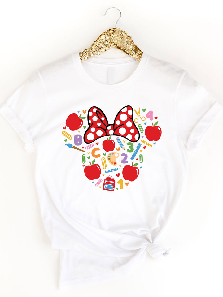 Teacher Minnie Mouse Graphic Tee
