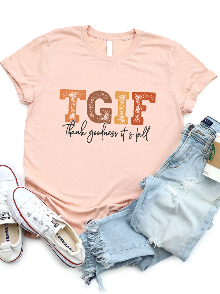 TGIF - Thank Goodness It's Fall Graphic Tee