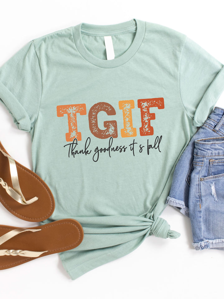 TGIF - Thank Goodness It's Fall Graphic Tee