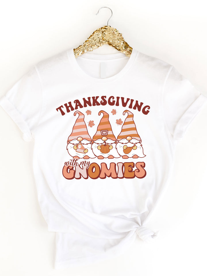 Thanksgiving With My Gnomies Graphic Tee