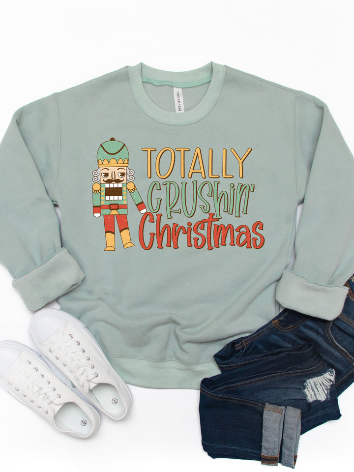 Totally Crushing Christmas - Graphic Sweatshirt