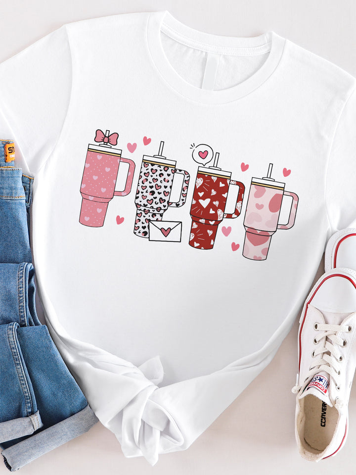 Valentine Stanley Cups Graphic Tee
