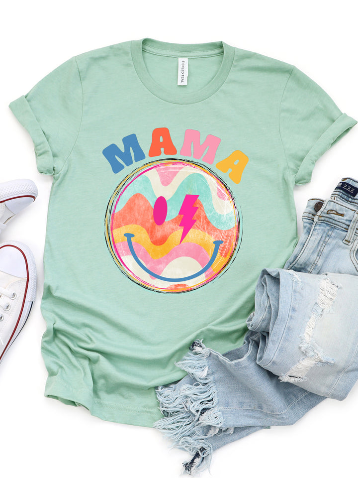 MAMA Watercolor Smile - Graphic Tee