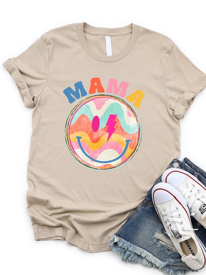 MAMA Watercolor Smile - Graphic Tee